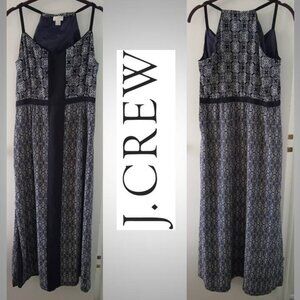 J. Crew dress size 8 blue / white long